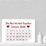 Personalised Boyfriend Husband Wife Anniversary Gift Print