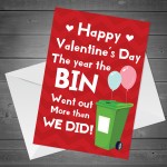 Funny Valentines Day Card Boyfriend Husband Wife Cheeky Card