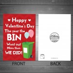 Funny Valentines Day Card Boyfriend Husband Wife Cheeky Card