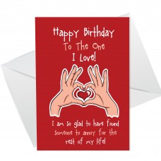 Novelty Birthday Card For Boyfriend Girlfriend Rude Card For Him