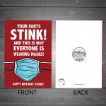 FUNNY Rude Birthday Card For Men Lockdown Design Card For Him