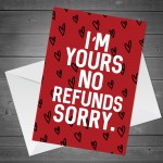 Funny Card For Him Her Valentines Day Anniversary Husband Wife