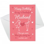 Funny Birthday Card For Husband Rude Birthday Card For Him Men