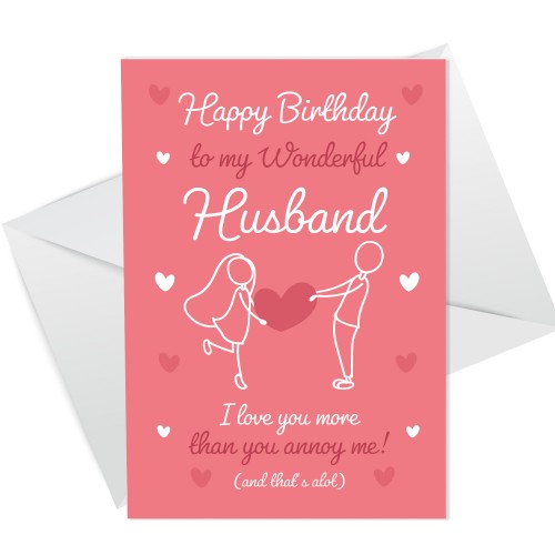 Funny Birthday Card For Husband Rude Birthday Card For Him Men
