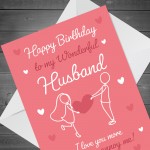 Funny Birthday Card For Husband Rude Birthday Card For Him Men