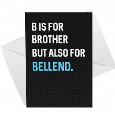 Funny Card For Brother Birthday Rude Birthday Card For Him