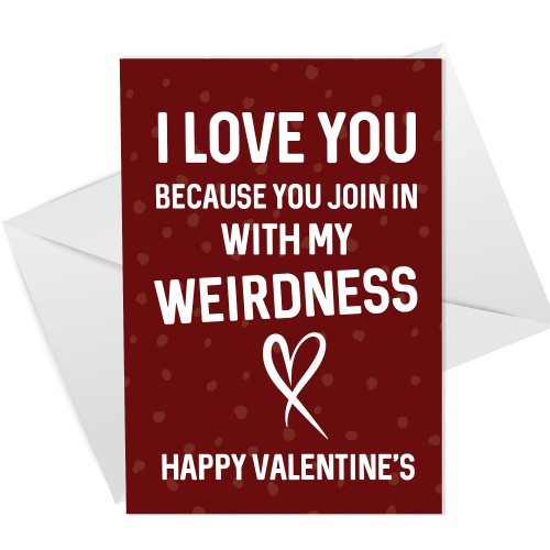 Funny Valentines Day Card For Boyfriend Girlfriend Cheeky Card