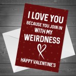 Funny Valentines Day Card For Boyfriend Girlfriend Cheeky Card