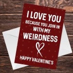 Funny Valentines Day Card For Boyfriend Girlfriend Cheeky Card