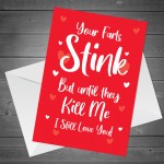 Valentines Day Anniversary Card Funny Rude Boyfriend Girlfriend