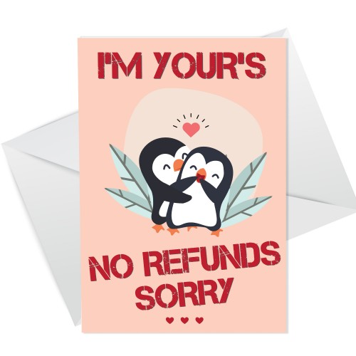 Cute Valentines Day Anniversary Card For Boyfriend Girlfriend