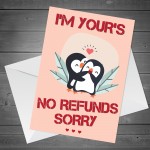 Cute Valentines Day Anniversary Card For Boyfriend Girlfriend