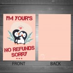 Cute Valentines Day Anniversary Card For Boyfriend Girlfriend