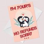 Cute Valentines Day Anniversary Card For Boyfriend Girlfriend