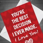 Cute Card For Valentines Day Anniversary Boyfriend Girlfriend