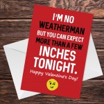 Funny Rude Valentines Day Card For Girlfriend Wife Novelty Card