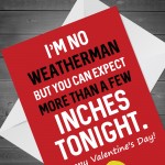 Funny Rude Valentines Day Card For Girlfriend Wife Novelty Card