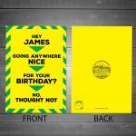 Funny Birthday Card For Him Her Warning Card Isolation Lockdown