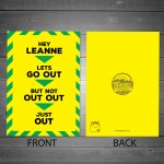 FUNNY Personalised Birthday Card For Him Her Lockdown Isolation
