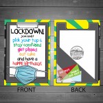 Funny Birthday Card For Men Women Lockdown Card For Him Her