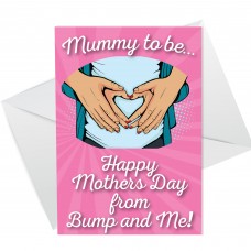 Mummy to Be Mothers Day Card From Baby Bump Cute Card