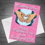 Mummy to Be Mothers Day Card From Baby Bump Cute Card