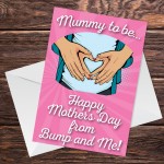 Mummy to Be Mothers Day Card From Baby Bump Cute Card