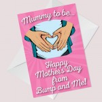Mummy to Be Mothers Day Card From Baby Bump Cute Card
