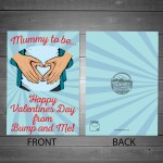 Mummy to Be Valentines Day Card From Baby Bump Cute Card