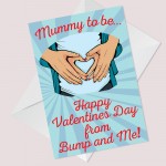 Mummy to Be Valentines Day Card From Baby Bump Cute Card