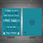 Daddy to Be Love Baby Bump Birthday Card Poem For Dad Father
