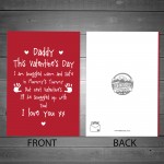 Cute Daddy to Be Valentines Card Love Baby Bump Poem For Daddy