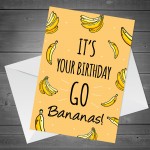 Novelty Birthday Card For Him Her Funny Banana Card Mum Dad