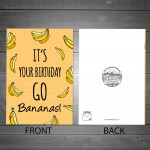 Novelty Birthday Card For Him Her Funny Banana Card Mum Dad