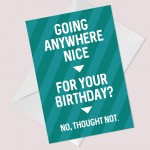 Novelty Birthday Lockdown Card For Friend Family Funny Humour