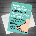 Funnny Joke Anniversary Birthday Valentines Card For Boyfriend