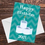 Funny Birthday Card For Him Her Men Women Lockdown Card