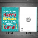 Funny Humorous Birthday Card For Him Her Handmade Women Men