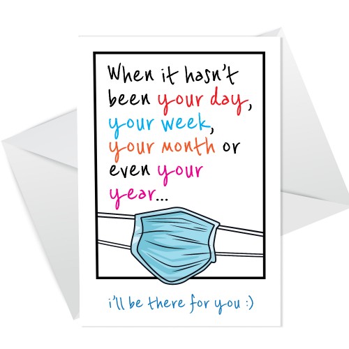 Lockdown Card Design Card For Him Her Best Friend Friendship