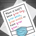 Lockdown Card Design Card For Him Her Best Friend Friendship