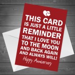 Anniversary Greetings Card For Husband Wife Boyfriend Girlfriend