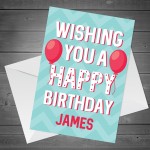 Birthday Card For Him Her PERSONALISED Mum Dad Daughter Son