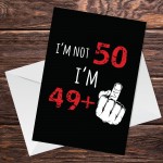 Funny Rude Birthday Card For Women Men Him Her 50th Card