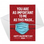 Funny Valentines Day Card For Boyfriend Girlfriend Husband Wife 