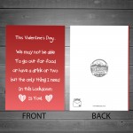 Valentines Day Card 2021 Lockdown Poem Card For Boyfriend