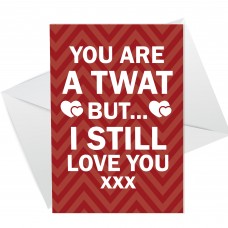 Funny Rude Birthday Anniversary Card For Boyfriend Husband
