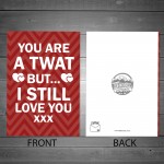 Funny Rude Birthday Anniversary Card For Boyfriend Husband