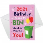Funny A6 Birthday Card For Mum Dad Auntie Cheeky Lockdown