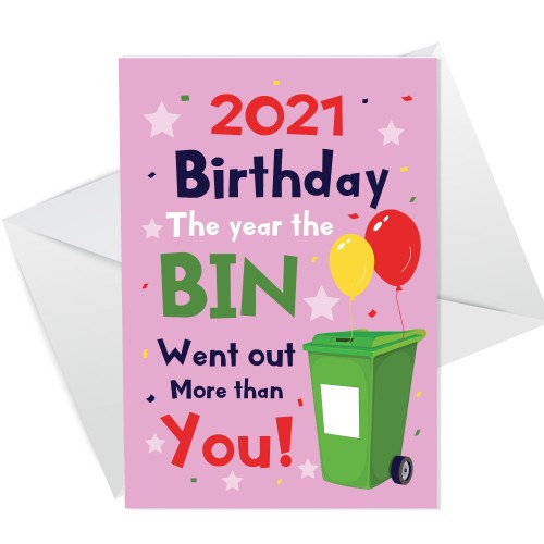 Funny A6 Birthday Card For Mum Dad Auntie Cheeky Lockdown