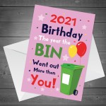 Funny A6 Birthday Card For Mum Dad Auntie Cheeky Lockdown